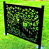 Japanese Gardens Low Maintenance Corten Steel Garden Fencing Screens Laser Cut